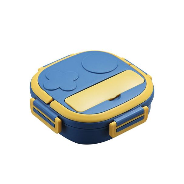 550-ml-Reise-Snackbox mit Deckel, Edelstahl, ideal für Picknicks, Kinderessen, Babynahrung, Lunchbox, rutschfest, tragbar, Bento-Box_voghion.com