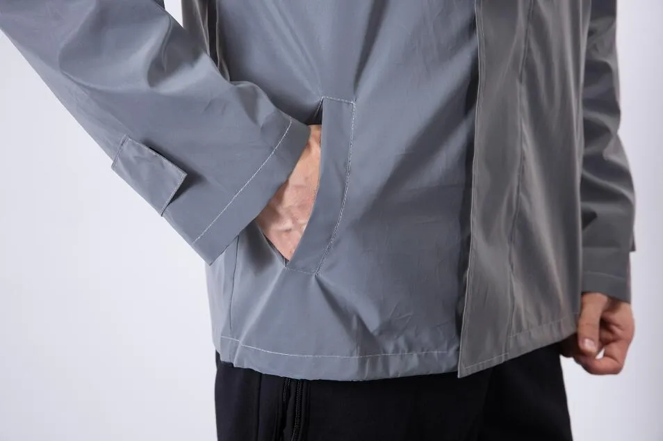 Men's Clothing outdoor sports street dance reflective windbreaker hooded jacket without hip hop jacket_voghion.com
