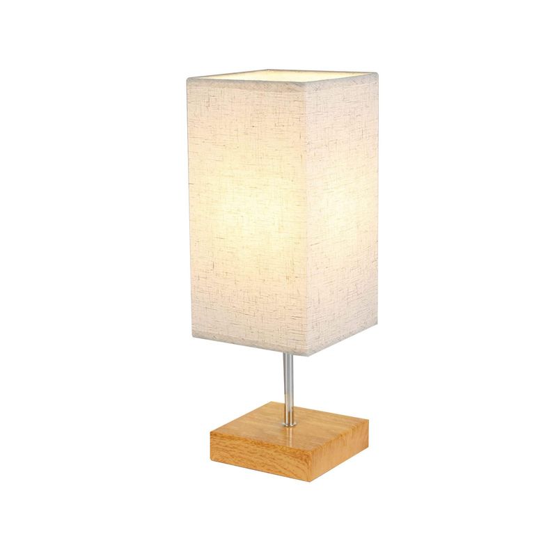 Tischlampe Dimmbar Touch Nachttischlampe - USB Schreibtischlampe Mit Ladefunktion E27 Vintage Nachtlicht Mit Stoff Lampenschirm FürGeschenk_voghion.com