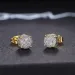 Stud Rock Hip Hop Iced Out Earring for Men Male Ice Studded Zircon Gold Color Piercing Ear Accessories Hiphop Trend_voghion.com