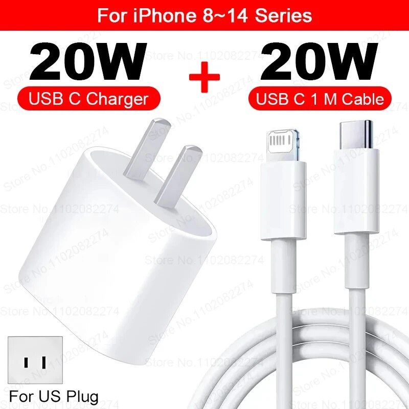 PD 35W rychlonabíječka pro iPhone 15 11 12 13 14 Pro Max USB C nabíječka X XR XS Max rychlé nabíjení USB Type-C kabel příslušenství pro telefony_voghion.com