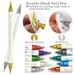 Double-Head Metal Nail Art Pen - Blending, Lining & Dotting 3-in-1 | Easy-Color One-Step Gel Pen_voghion.com