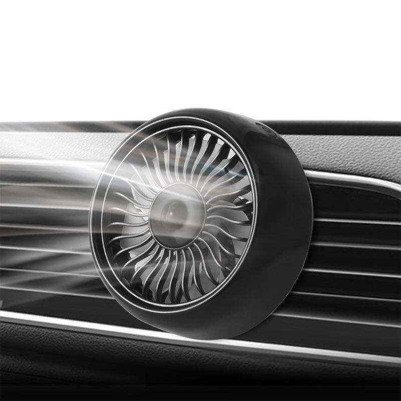 Presa d'aria di raffreddamento USB multifunzione per console centrale dell'auto, mini piccolo ventilatore, ventilatore portatile_voghion.com