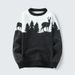 Men's Clothing autumn and winter new men's mohair sweater Christmas style deer round neck pullover warm sweater men_voghion.com