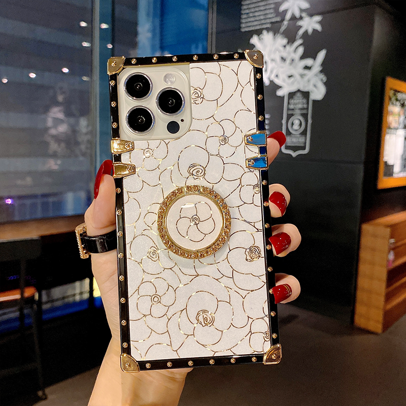 Luxury Square Flower Golden Whirlwind Soft Silicone Case For Samsung Galaxy S 10 20 30 Pro 21 Ultra Note 8 9 Plus A 71 5_voghion.com