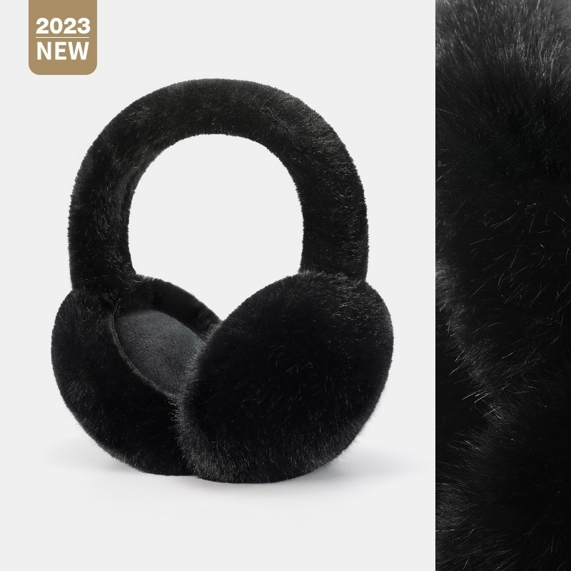 Paraorecchie caldi invernali Paraorecchie per studentesse Borsa antigelo antivento pieghevole staccabile più paraorecchie in peluche_voghion.com
