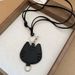 Cat Heart Multifunctional Sunglasses Clip Keychain Necklace Neck Hanging Portable Anti-Lost Storage Bag Accessory For_voghion.com