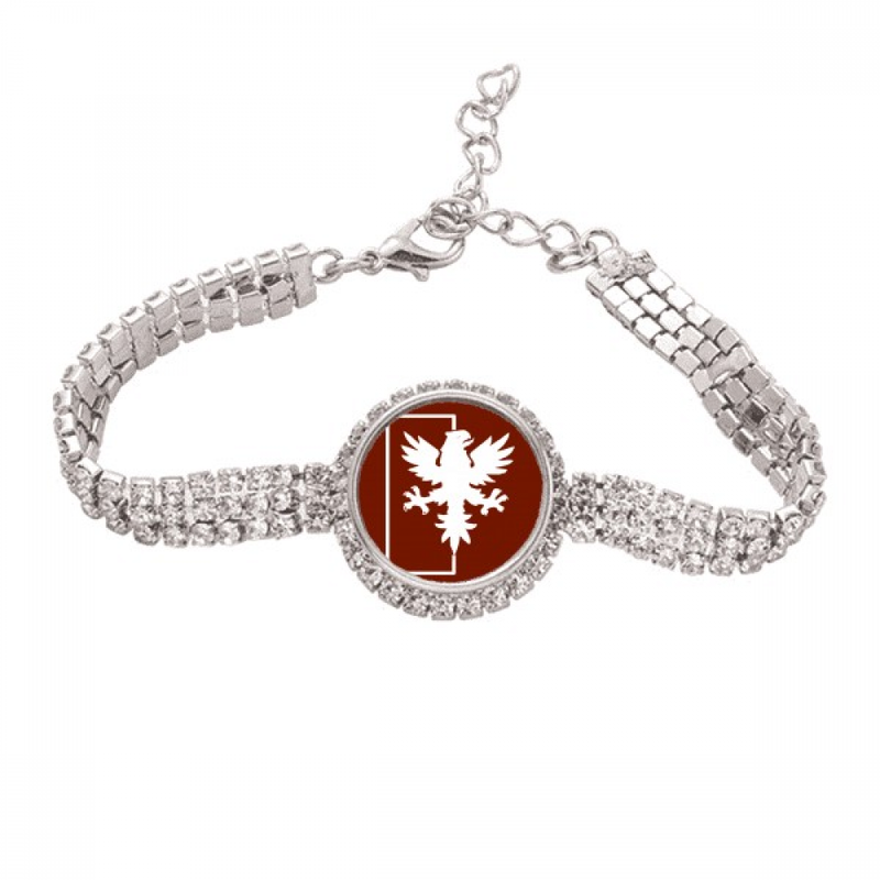 Pulseira de tornozeleira com corrente de tênis esculpida com habilidade cruel de animais divinos no exterior, joias com diamantes_voghion.com