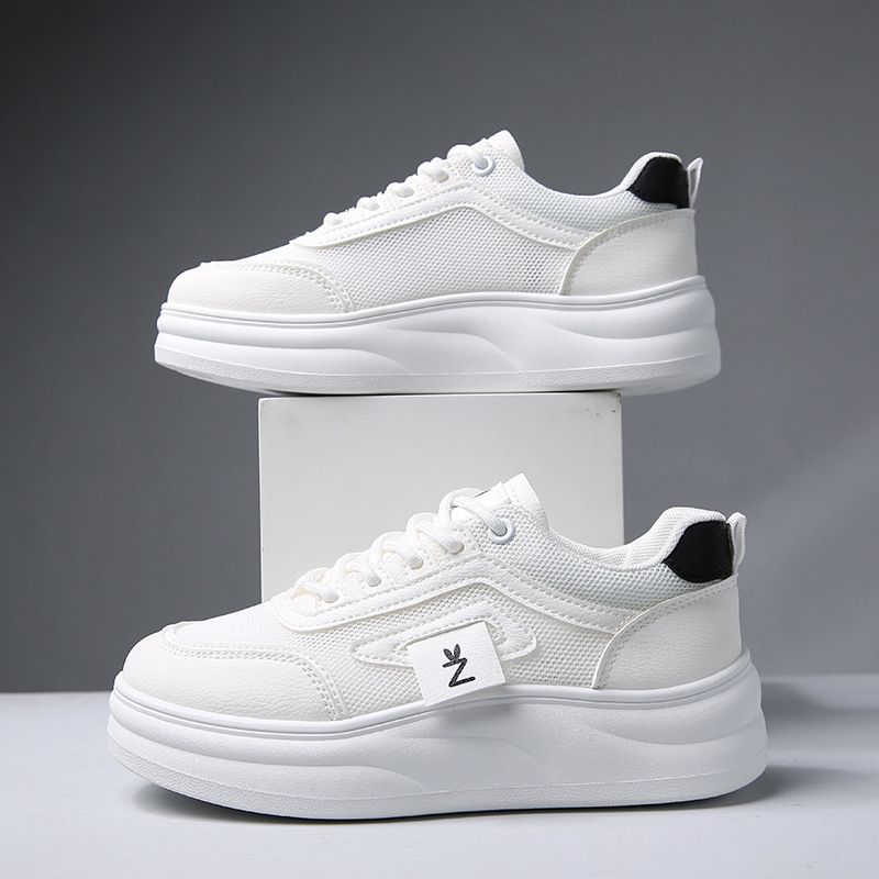 2024 Little White Damen Sommer Neue Studentin Casual Open Mesh Vielseitige Boardschuhe Instagram Trend YB7301_voghion.com