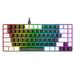 Mini clavier filaire privé K84, rétroéclairé RVB, pour ordinateur de bureau, portable, bureau, correspondance des couleurs_voghion.com