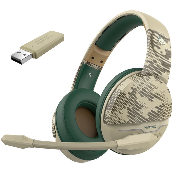 Cuffie wireless G08 con 2.4G e Bluetooth, driver da 50 mm, microfono con cancellazione del rumore, comodi cuscinetti auricolari in proteine per l'uso su più dispositivi._voghion.com