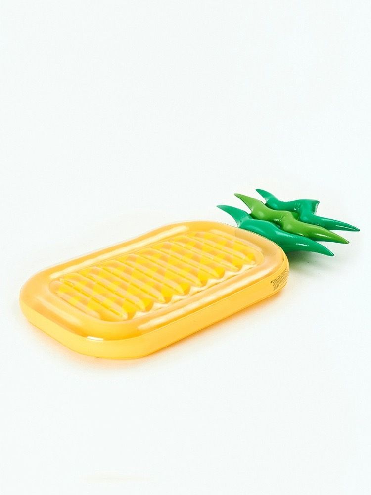 Inflatable Watermelon Pineapple Float Swimming Ring High-Value Bed Vacation Floating Air Cushion Water Photography Other_voghion.com