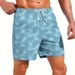 Premium Products Beach Large Size Quick Drying Loose Fitting Thin Quarter Men's Shorts Sports Casual Floral Pants_voghion.com