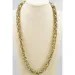 Catene Collana a catena color argento in oro puro con grande sconto Gioielli per donna Uomo HZB043Chains Sidn22_voghion.com