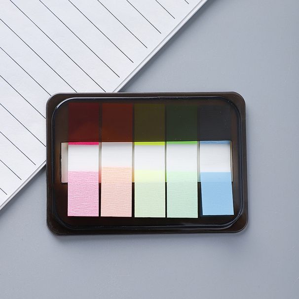 Colorful PET Sticky Notes For Office & Home, Strong Adhesive, 10 Vibrant Colors, 20 Sheets Per Pad, Perfect For Reminders, Labels & Organizing_voghion.com