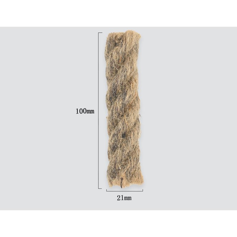 Waxed Jute Fire Starter Rope - 50ft Natural Ignition Cord For Campfires & Grills | Slow-Burning Outdoor Firelighting Tool (1/4" Thick)_voghion.com