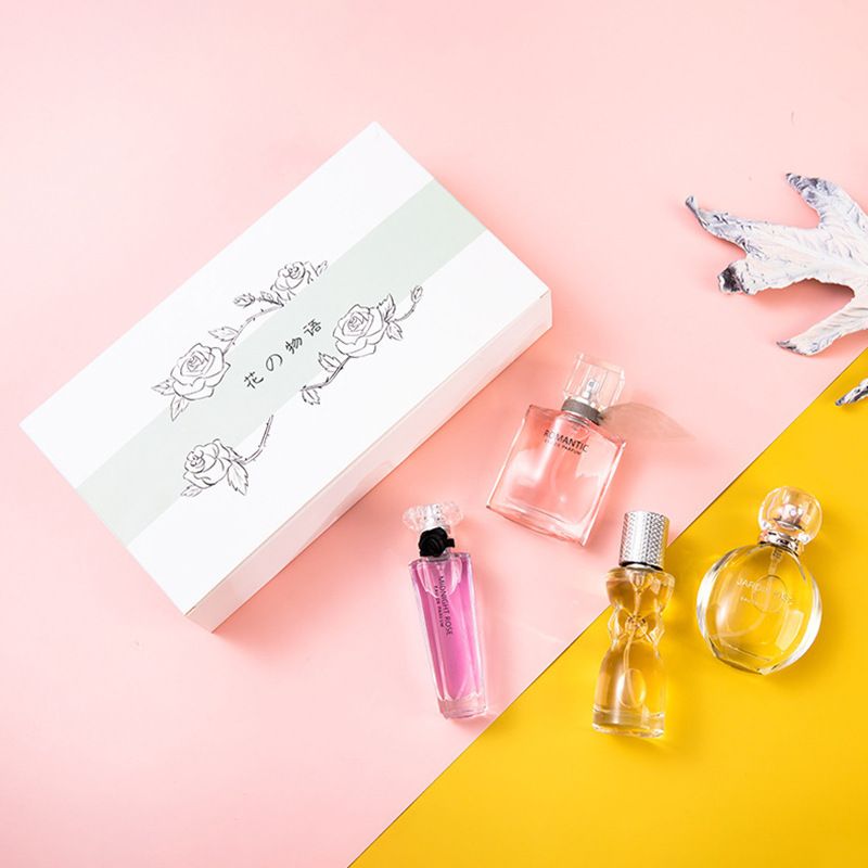 Internet Celebrity Day And Night Rose Women's 25ml Four-Piece Set Long-Lasting Fresh Student Bloom Light Fragrance_voghion.com