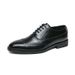 Kebuluo Square Toe Leather Double Color Matching Men's Large Size Business Formal Casual Shoes_voghion.com