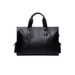 Genuine Leather Simple Casual Briefcase Top Layer Cowhide Laptop Bag Large Capacity Crossbody Men's Handbag_voghion.com