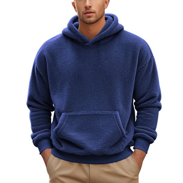 Felpa con cappuccio foderata in pile da uomo – Vestibilità oversize e calore bifacciale (S-XXXL) – Pullover invernale per un comfort casual_voghion.com