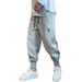 Men's Clothing Four Seasons Thickened Regular Sports Pants Men's Handsome Trendy Design Harem Pants Plus Velvet Casual Cuffed Sweatpants_voghion.com