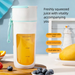 Dibaba, frullatore portatile wireless per la casa, piccolo frullatore multifunzionale per frutta, mini frullatore elettrico, tazza per spremitura_voghion.com