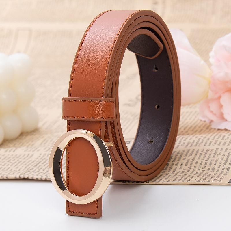 Skirt belt for women, all match, high end summer belt for women, high end PU smooth buckle belt for women, all match, customizable_voghion.com