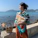 2024 Summer Seaside Vacation Travel Photography Multi functional Long Shawl Sunscreen and Sunshade Beach Towel Silk_voghion.com