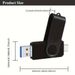 3-in-1-USB-Flash-Laufwerk 128 GB/64 GB/32 GB USB 2.0 Hochgeschwindigkeits-U-Disk, Typ-C-Metall-Stiftlaufwerk, geeignet für Computer/Laptop/Tablet_voghion.com