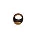 French Romantic Niche Design Elegant Blogger Same Style High-end Simple Resin Brown Ring_voghion.com