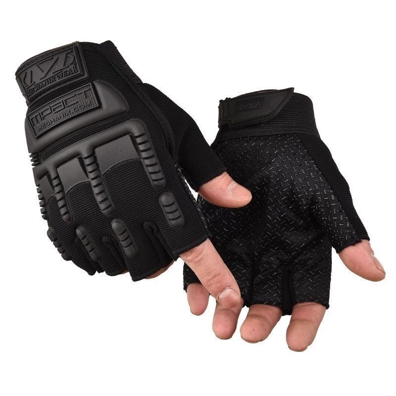 Rękawiczki taktyczne Blackhawk Half-Finger Sił Specjalnych, odporne na zużycie, do jazdy na rowerze, do wspinaczki, fitness, antypoślizgowe_voghion.com