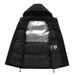 Men's Detachable Hood Vest – Lightweight Graphene-Infused Polyester Puffer Gilet With Zipper Closure & Utility Pockets (Slim Fit)_voghion.com