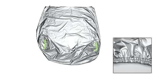 UXCELL Copertura per cofano anteriore auto 220x160cm impermeabile per esterni 210D con nastro riflettente_voghion.com