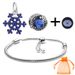 Braccialetti con ciondoli, accessori di lusso fai da te, accessori con stella di diamanti blu con catena di base a lunghezza regolabile_voghion.com