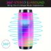 Altoparlante wireless portatile TG-157 con luce LED colorata, altoparlante luminoso stereo 3D per esterni, subwoofer stereo TWS, chiamata in vivavoce/FM/TF per auto_voghion.com