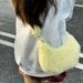Korean Version Of The Lovely Fur Fashion Hundred With 2025 Fall And Winter New Commuter Shoulder Bag_voghion.com