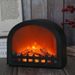 ins Winter Simulated Flame Fireplace Electronic Atmosphere Room Desktop Ornament Christmas Decorative Lamp_voghion.com