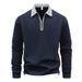 Men's Zip-Up Hoodie Slim Fit Long Sleeve Casual Pullover Sweatshirt With Stand Collar For Autumn & Spring_voghion.com