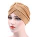 Cappello indiano turbante musulmano semplice tinta unita spruzzato in oro 8 colori in stock_voghion.com