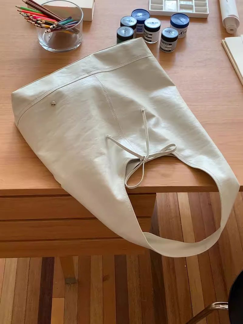 Borsa a tracolla grande multifunzionale alla moda in morbida pelle, semplice e capiente_voghion.com