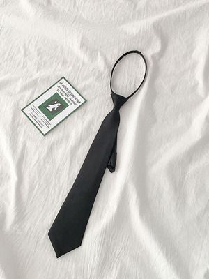 Korean Style College Summer 2020 New Women's Versatile Student Zipper Arrow Lazy Bow Tie Trend_voghion.com