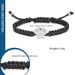 Bracciale in acciaio inossidabile apribile con peli di animali domestici, regolabile, per uomini e donne_voghion.com