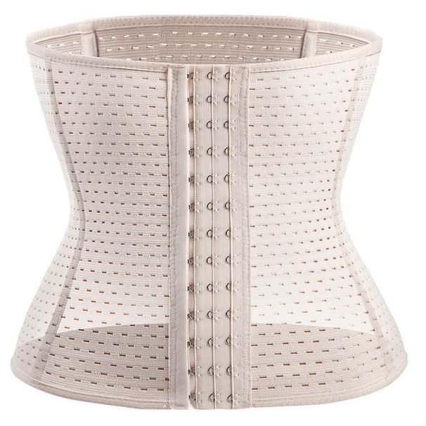 3-Reihig Bauchgurt mat 13 Knäppercher fir Fraen, huel Bauchgurt fir Training a Fitness no der Gebuert, Tailleformung, Tailleclip_voghion.com