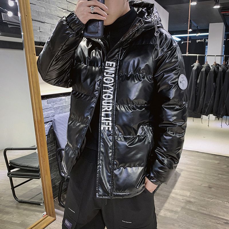 Heren Pufferjack Winterjas Mode Capuchon Rits Bovenkleding Casual Losse Pasvorm Dik Warm Polyester Lichtgewicht Streetwear_voghion.com
