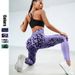 seamless high-waisted cheetah print tummy control yoga pants tight peach hip quick-drying training hip lifting fitness pants_voghion.com