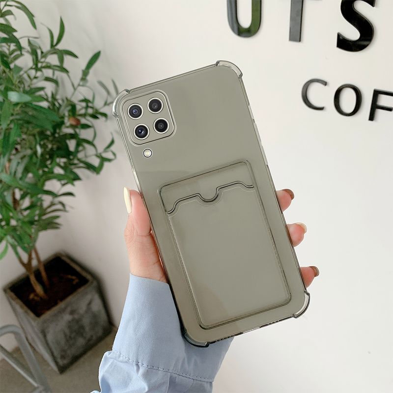 A22 fall für samsung galaxy a22 eine 22 22a "SM-A225F, SM-A225F/DS Stoßfest shell karte slots weiche silikon telefon zurück abdeckung funda_voghion.com