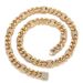 Hip Hop Street Rap Cuban Chain Pig Nose Micro Inlaid Zircon Texture Light Bracelet Necklace Set_voghion.com