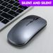 Aufladen drahtlose Bluetooth USB leuchtende Büro Dual-Mode-Computermaus Fabrikwaren_voghion.com