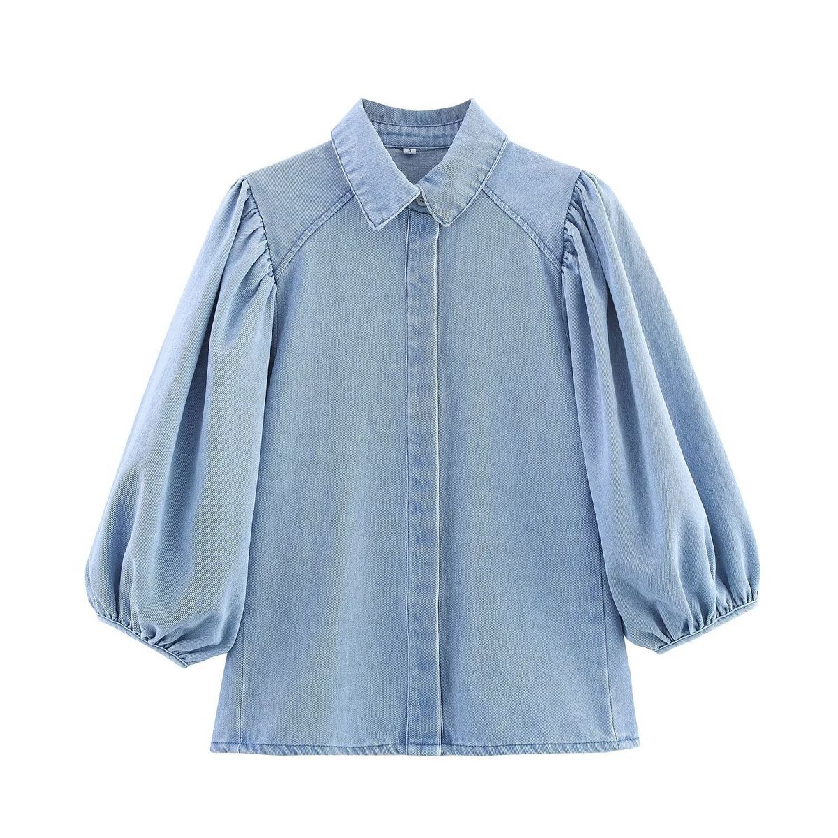 Dameskleding Zomer Nieuwe Stijl Denim Shirt_voghion.com
