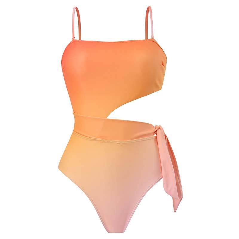 2023 Nieuwe zwemkleding uit één stuk voor dames, strakke en slanke badmode met bandjes, chiffon lange rok_voghion.com